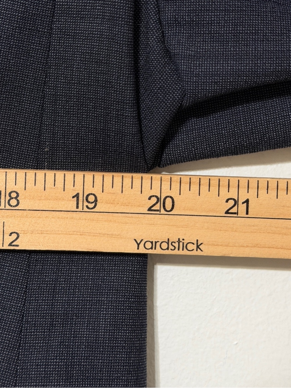 Banana Republic Stretch Wool Blazer Size 16 Women’s Gray Blue - Picture 9 of 11